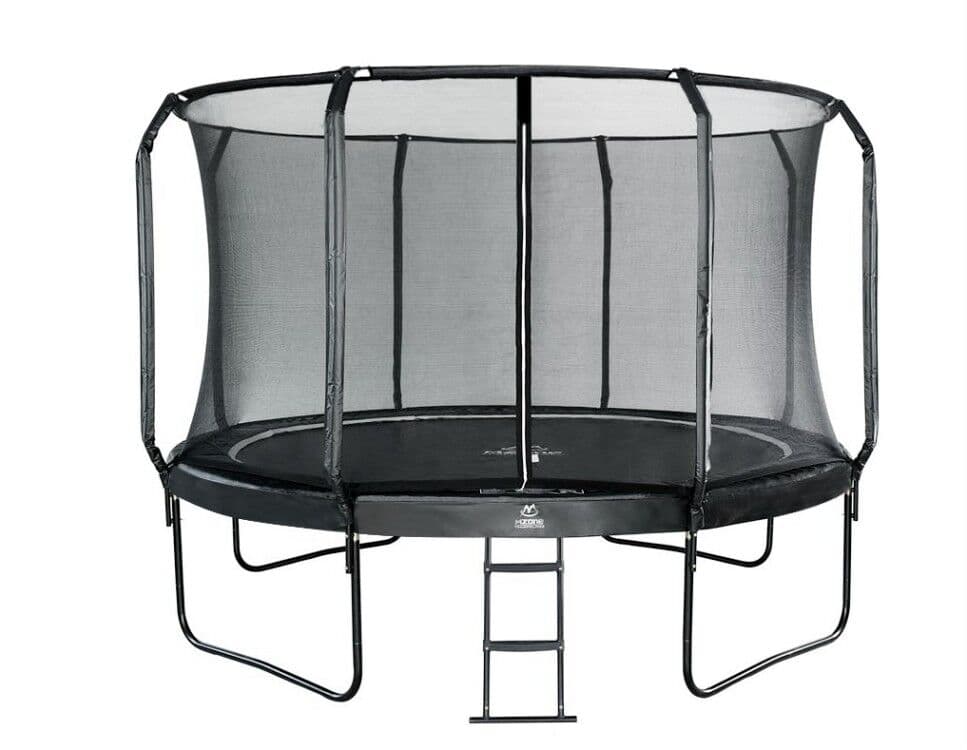 Trampoline met veiligheidsnet en trap carbon fiber 250cm