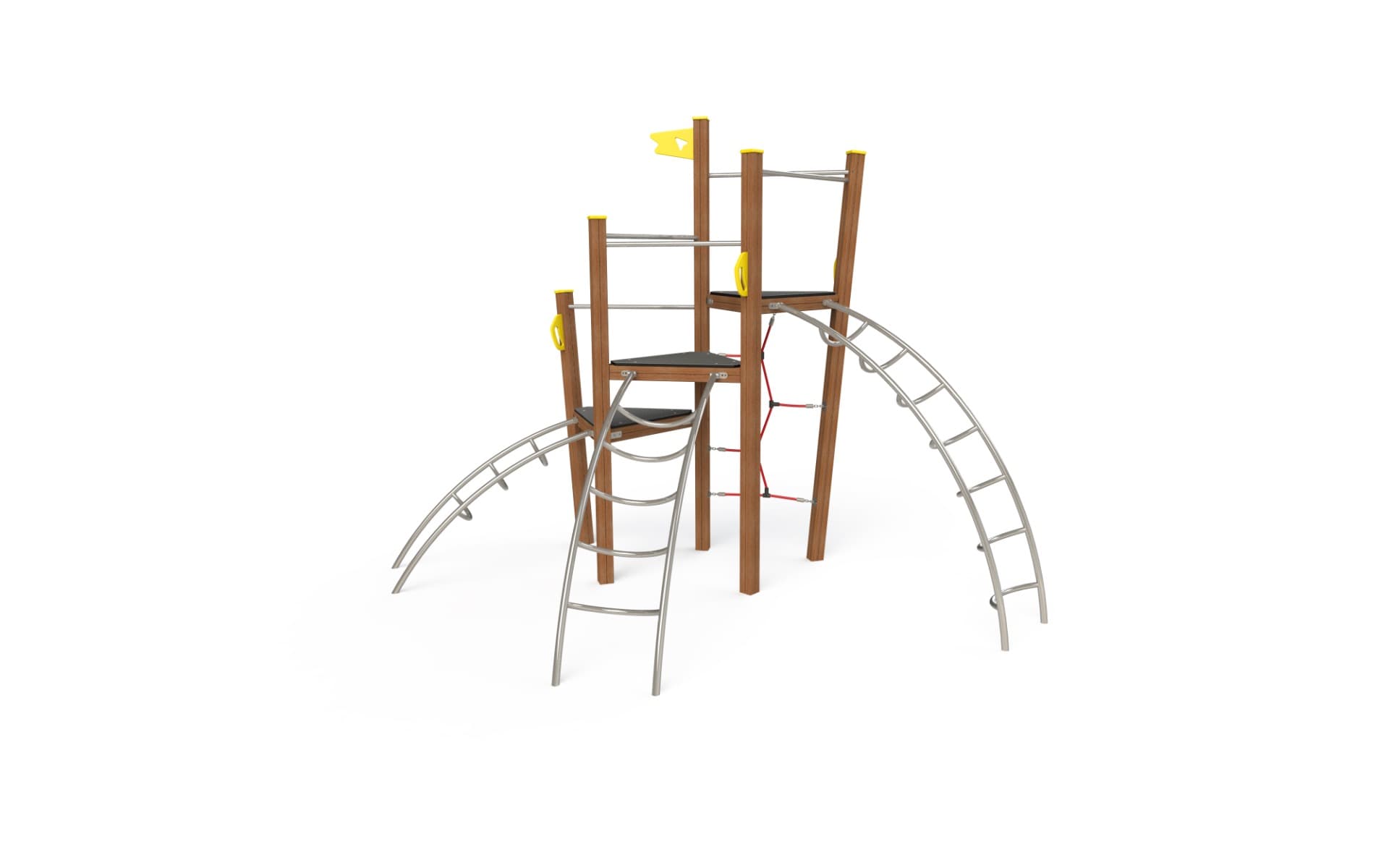 Klim ladder rvs openbare speelplaatsen