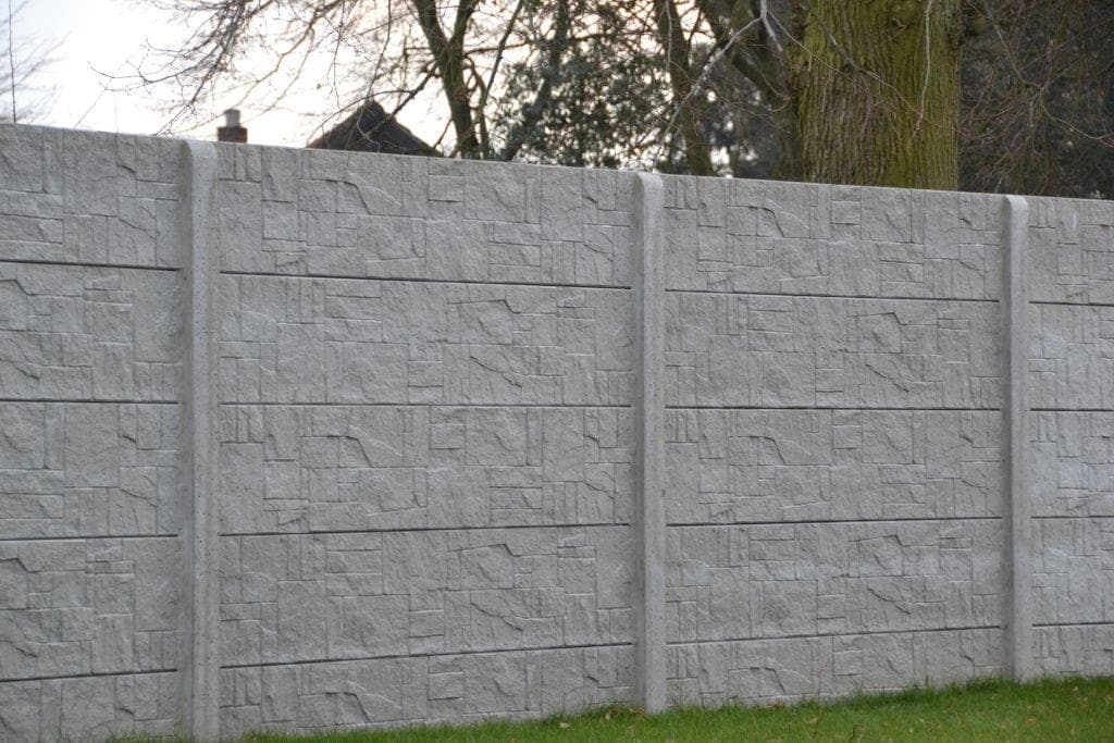 Beton schutting Stepstone enkelzijdig 200x231cm