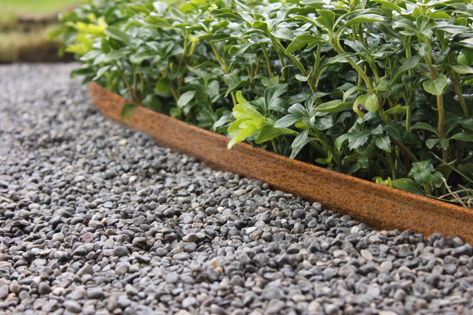 Cortenstaal borderrand 240x15cm