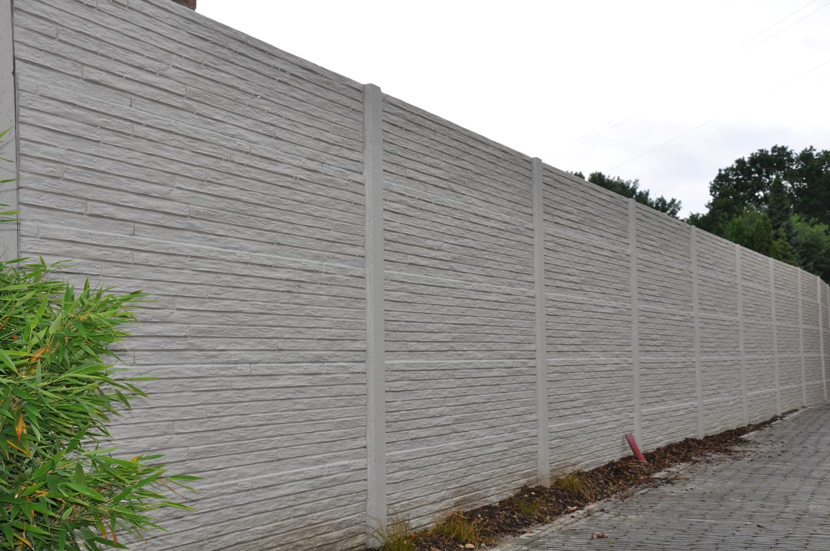 Beton schutting Tilestone dubbelzijdig 200x200cm