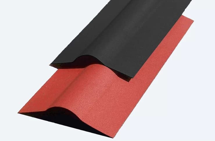 Nokken windveren bitumen golfplaten zwart 90cm