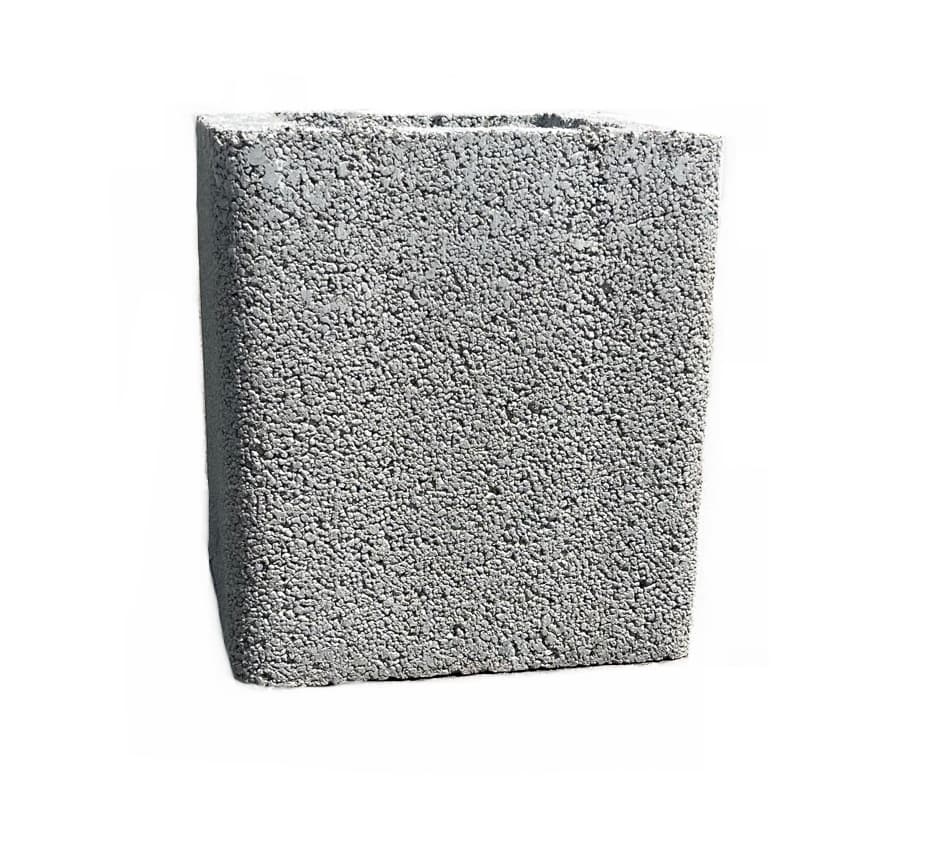 Barbecue beton houtskool bbq verlengstuk grijs 30x30x35cm