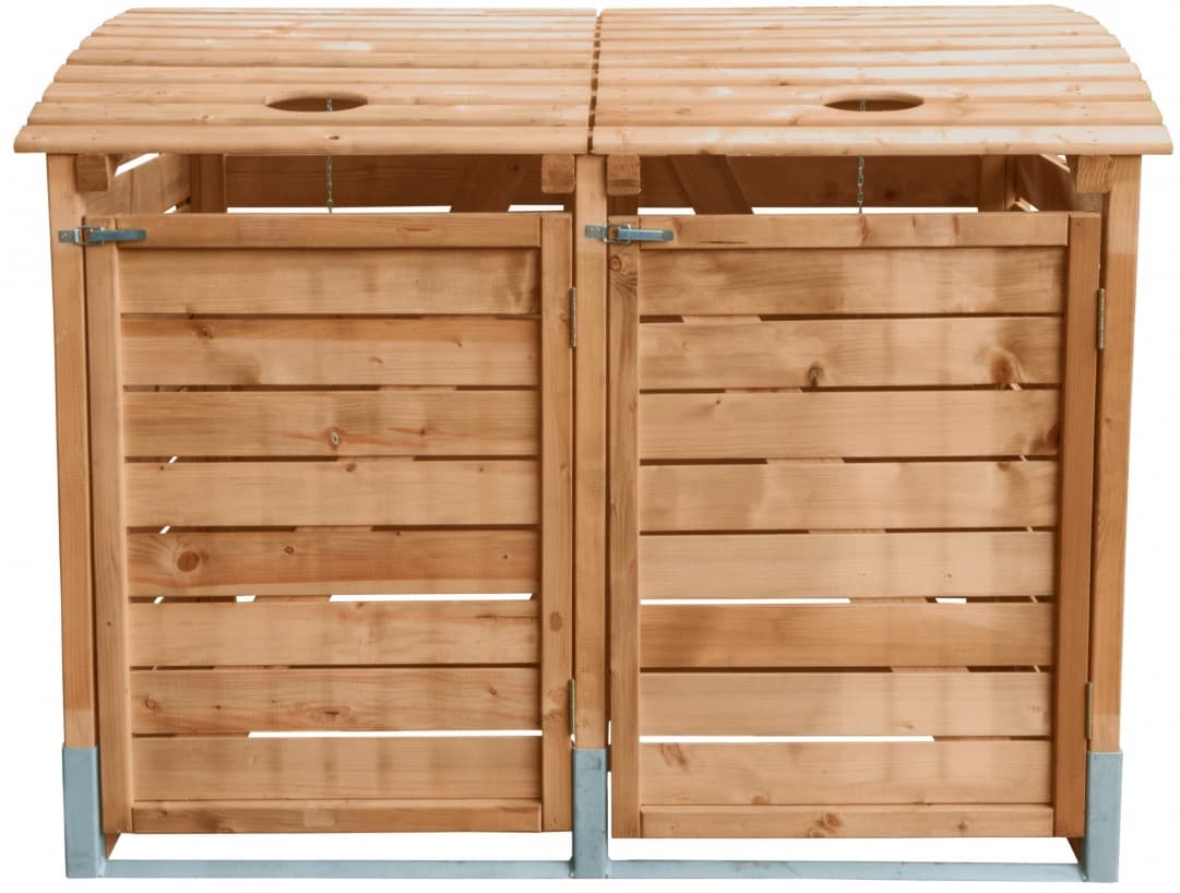 Kliko ombouw container ombouw klikoberging klikokast containerberging dubbel dichte achterkant