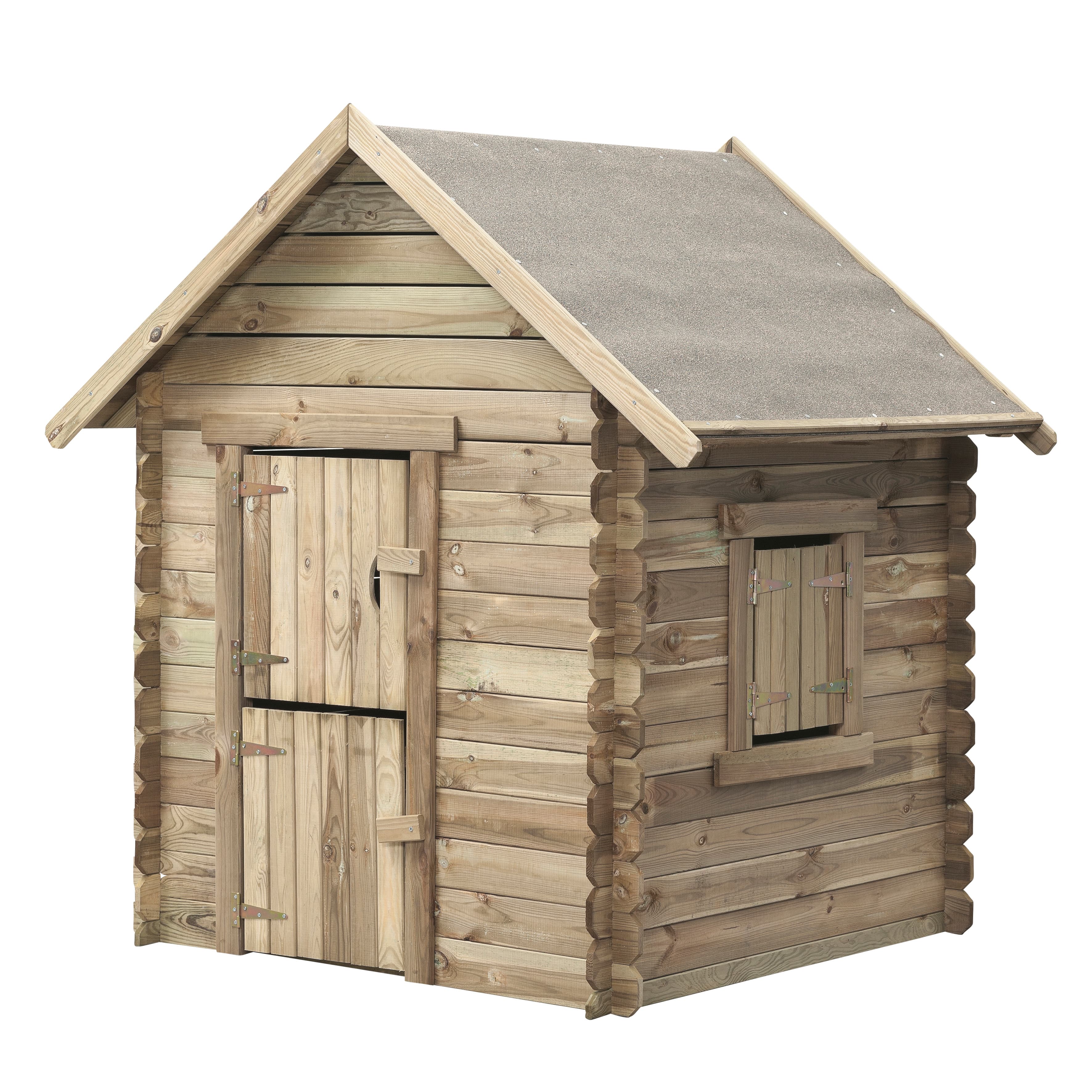 Houten speelhuisje grenen Lodewijk 150x124x160cm