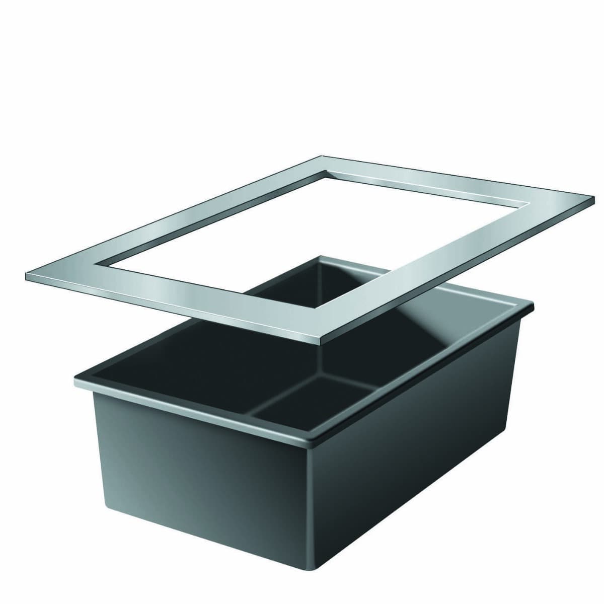 Frame rvs vijver 120x83cm