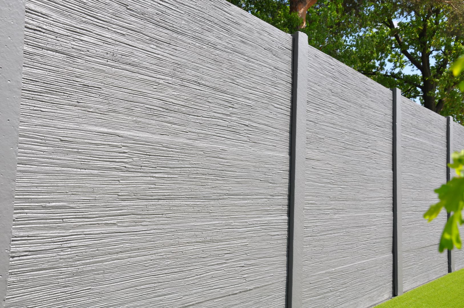 Beton schutting Linestone enkelzijdig 200x200cm