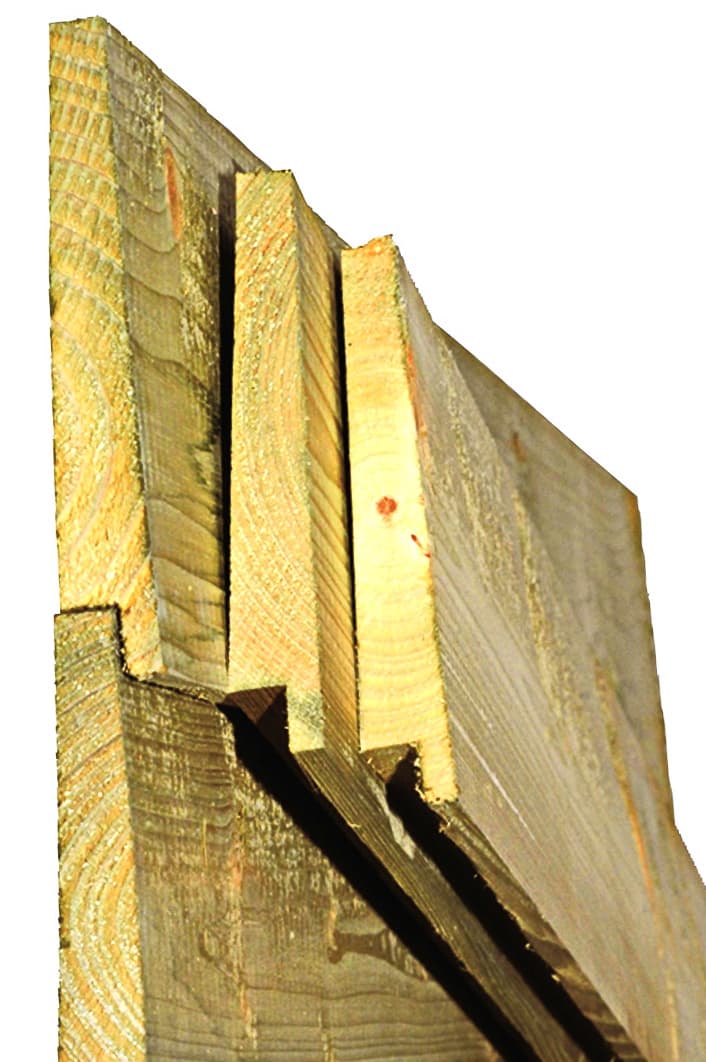 Zweeds rabat potdekselplanken 360cm (10/24x145mm)
