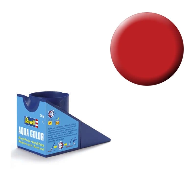 Feuerrot (glänzend) - Aqua Color - 18ml