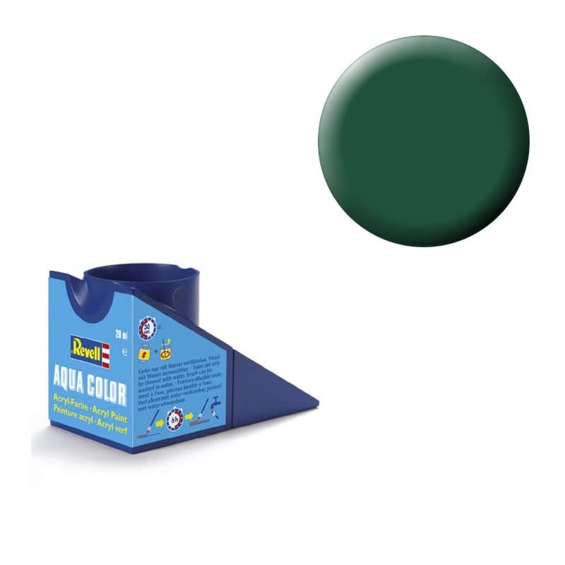 Dunkelgrün (matt) - Aqua Color - 18ml