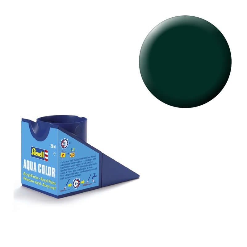 Schwarzgrün (matt) - Aqua Color - 18ml