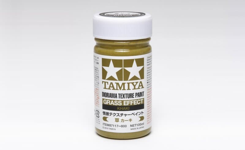 Diorama Textur Farbe Gras-Effekt Khaki