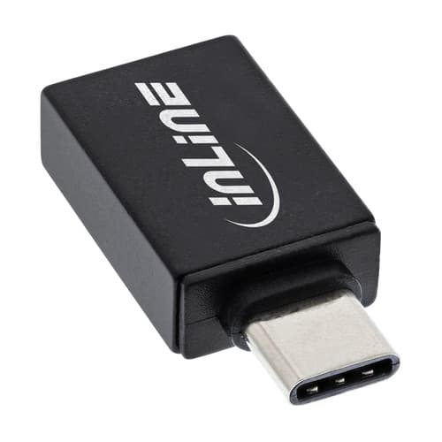 InLine® USB 3.2 Gen.2 Adapter, USB-C Stecker an USB A Buchse, OTG