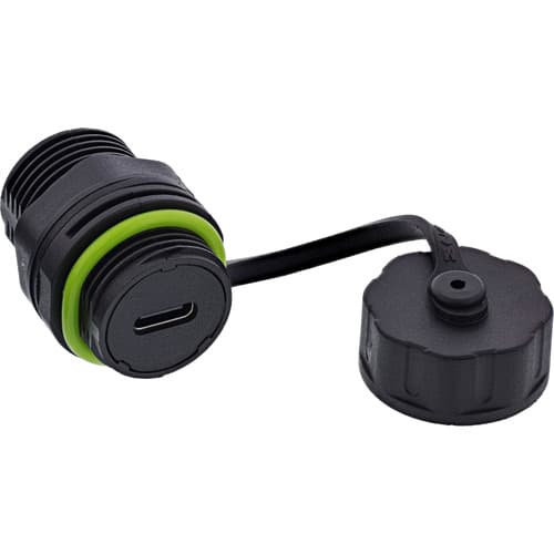 InLine® USB-C-Kabelkupplung, mini, IP68, geschirmt, 2x USB-C Buchse