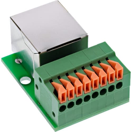 InLine® RJ45 Buchse an Push-In-Klemme, 8-polig, Cat.5e