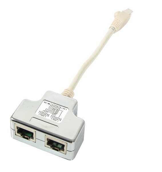 T-Adapter Cat.5e 10/100BaseT / ISDN --