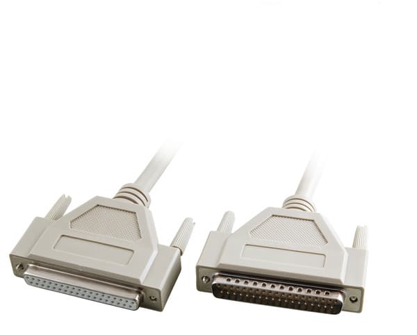 Datenkabel seriell 1:1, 2x DSub 37 -- St.-Bu., 3,0m, beige
