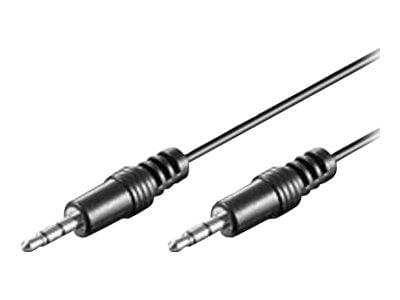 MediaRange Audio Kabel 3,5mm Stereo Jack 1.00m black