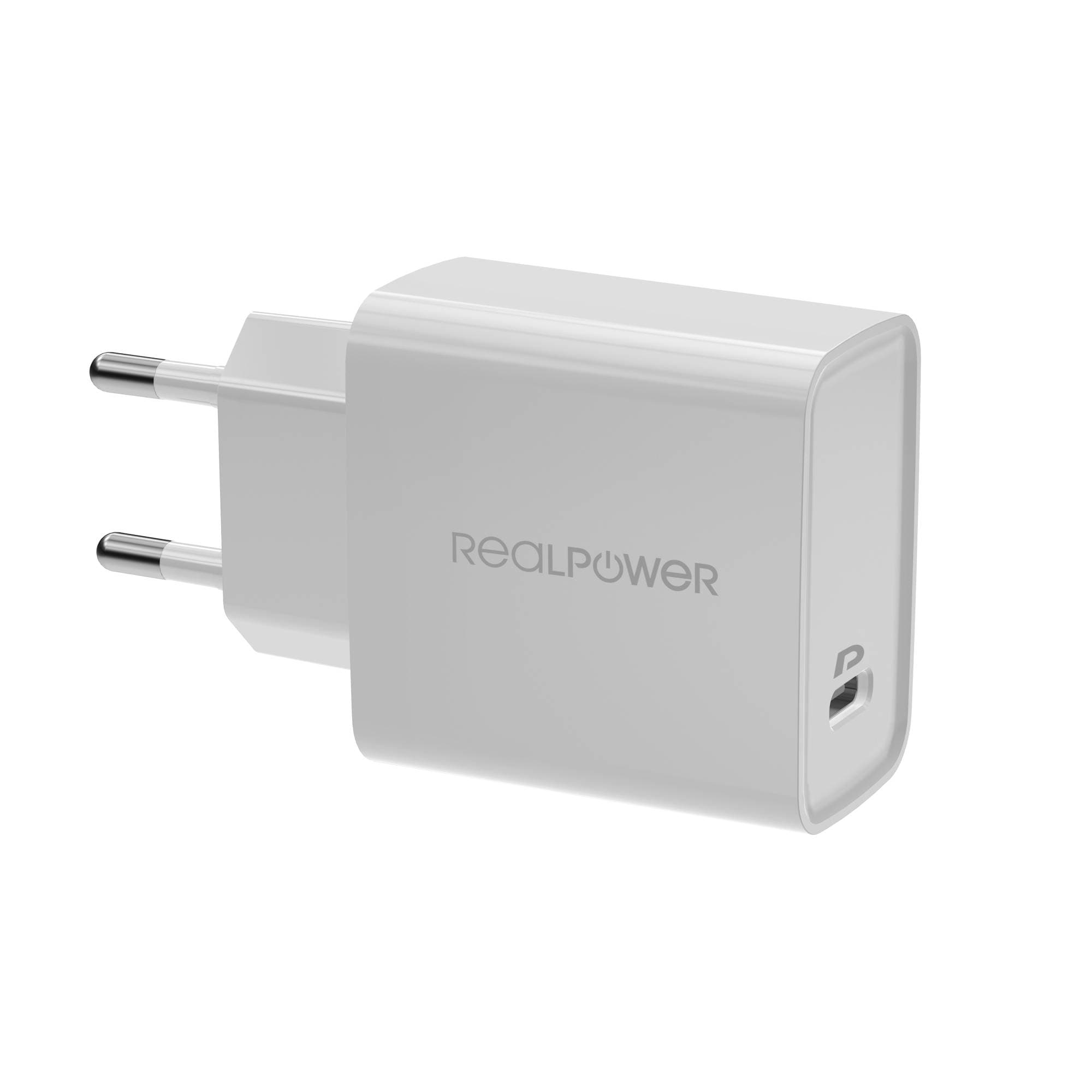 RealPower Ladegerät C-MagSet 20W mit Ladepad