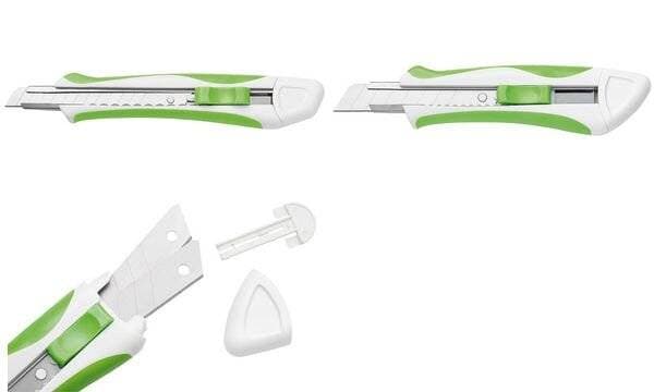 WEDO Cutter Soft 18mm gn.Comfortline incl.2Klingen weiß