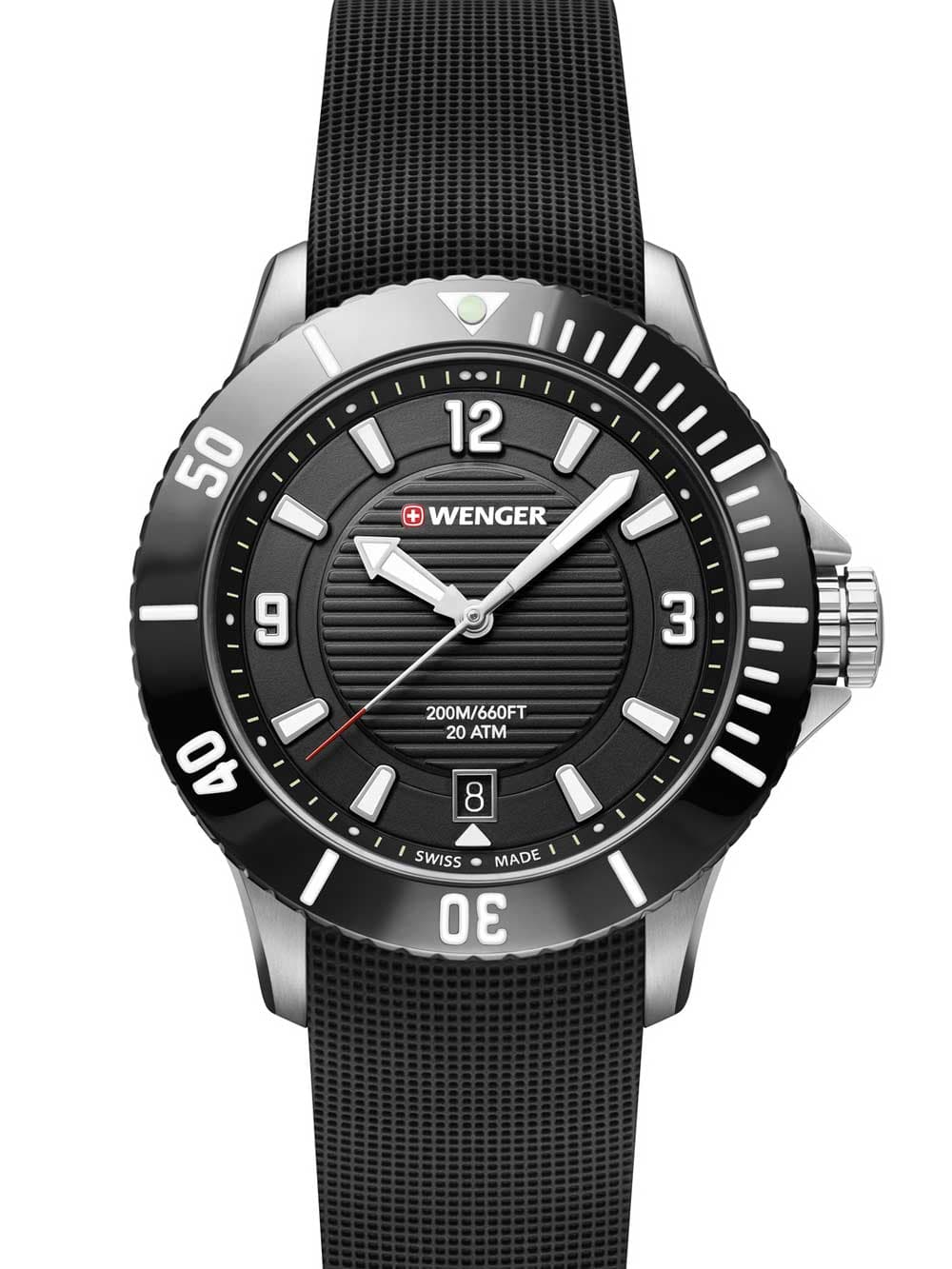 Wenger 01.0621.110 Seaforce Damenuhr Taucheruhr 36mm 20 ATM