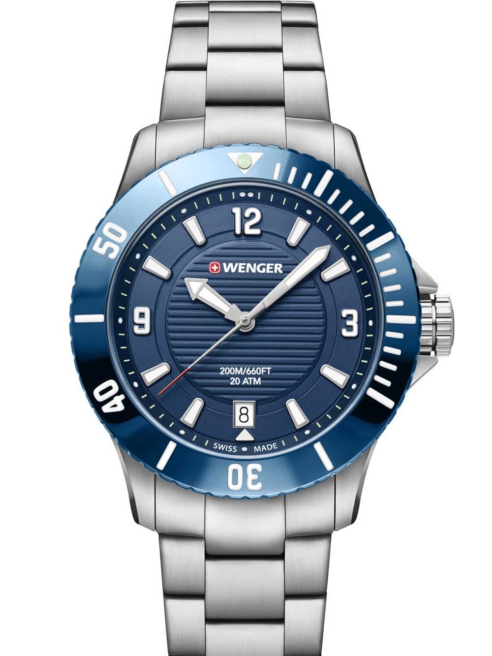 Wenger 01.0621.111 Seaforce Damenuhr Taucheruhr 36mm 20 ATM