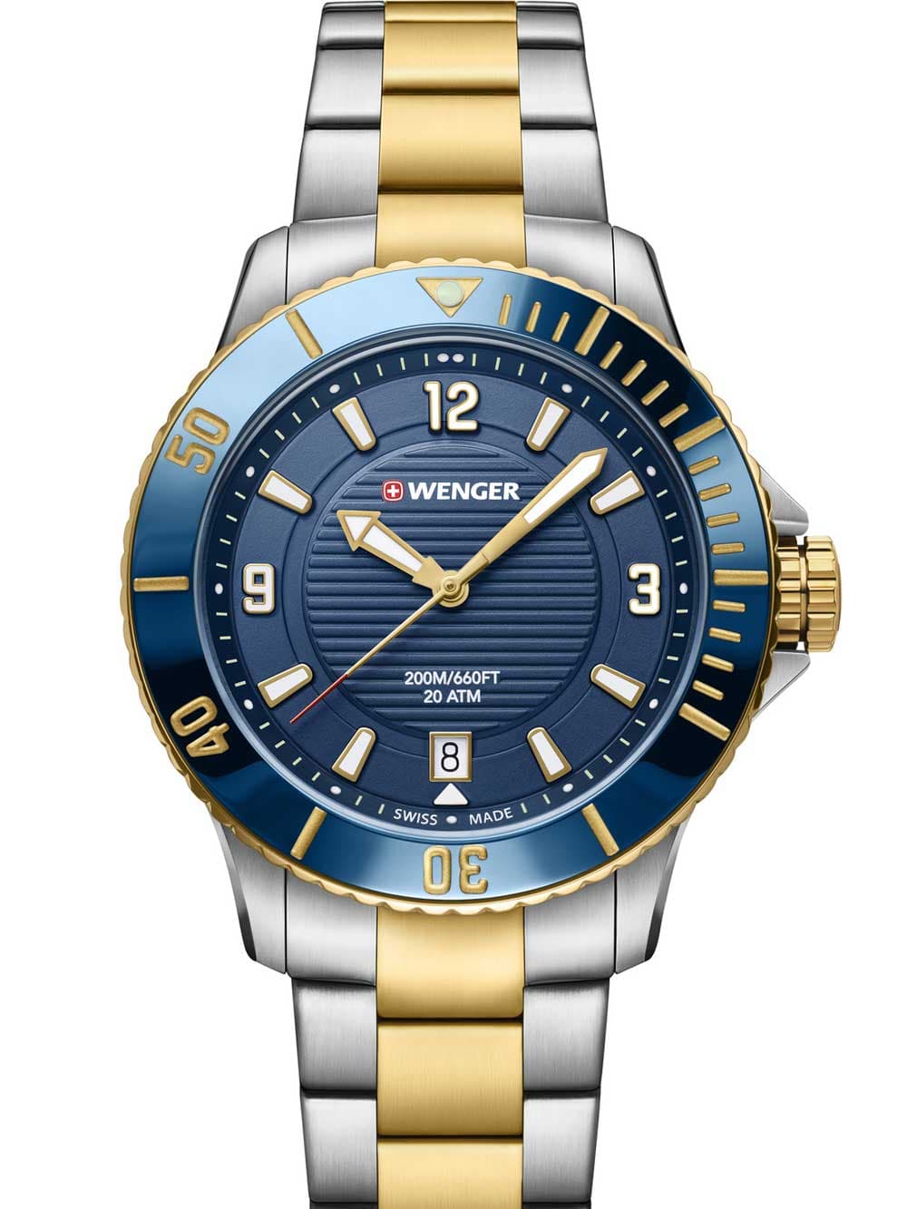 Wenger 01.0621.114 Seaforce Damenuhr Taucheruhr 36mm 20 ATM