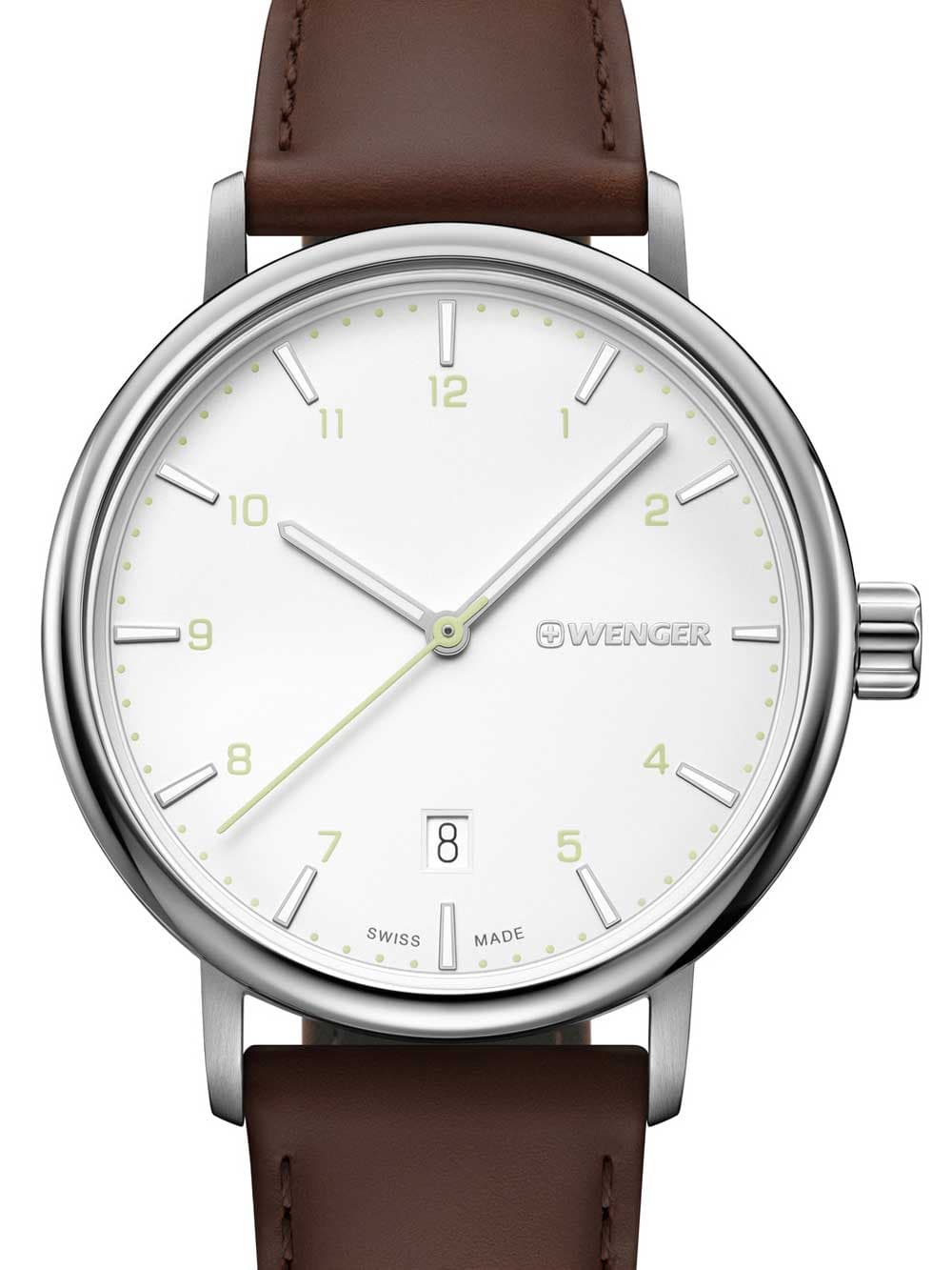 Wenger 01.1731.117 Urban Classic Herrenuhr 40mm 10 ATM