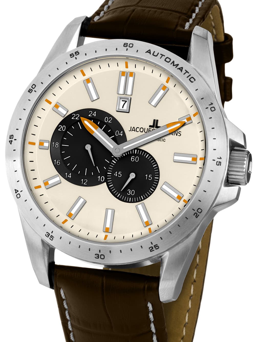 Jacques Lemans 1-1775B Liverpool Automatik Herrenuhr 48mm 10ATM