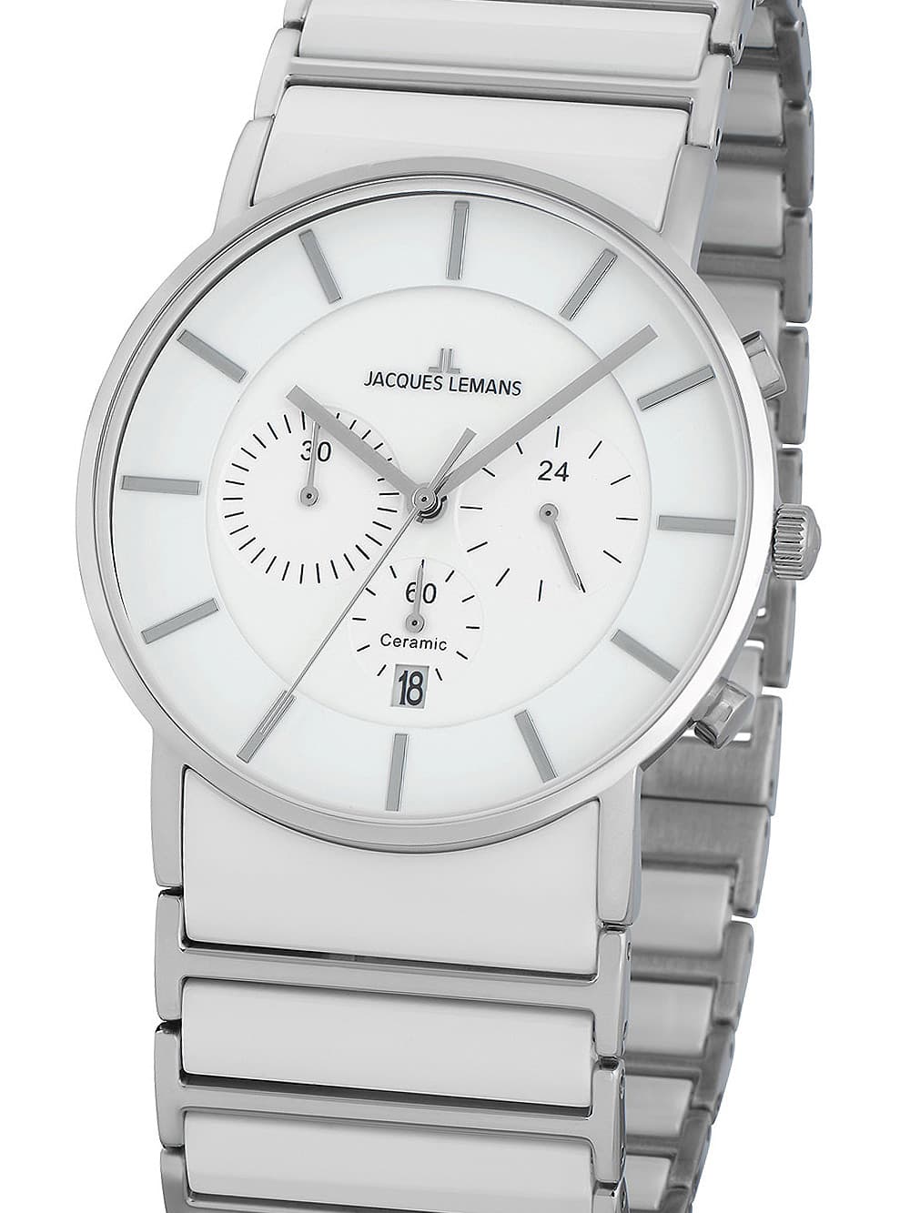 Jacques Lemans 1-1815B York Herrenuhr Chronograph 42mm 5ATM
