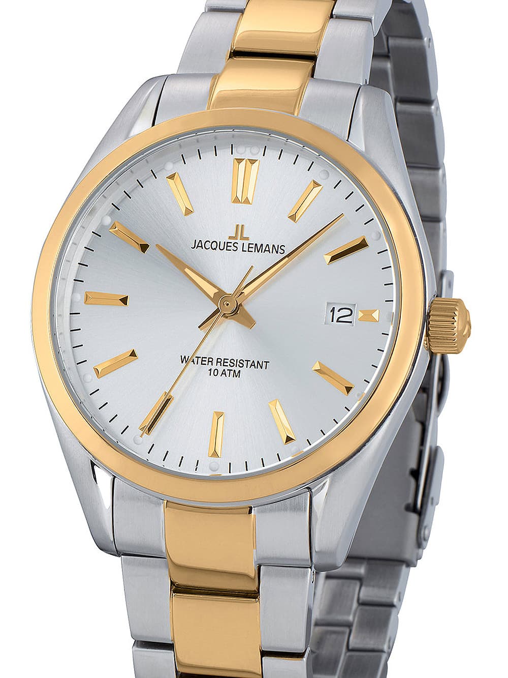 Jacques Lemans 1-1859J Derby Herrenuhr 40mm 10ATM