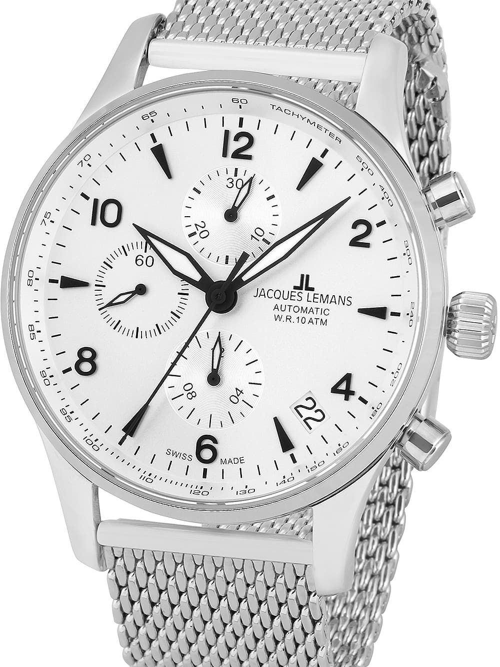 Jacques Lemans 1-1935B London Automatik Chronograph Herrenuhr