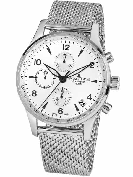 Jacques Lemans 1-1935E London Automatik Chronograph Herrenuhr