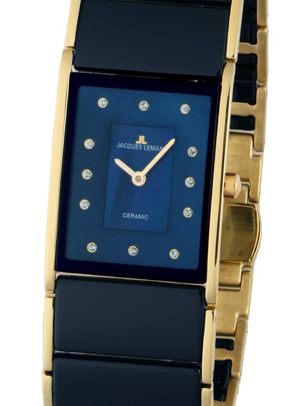 Jacques Lemans 1-1940L Dublin Keramik Damenuhr 24 x 28 mm