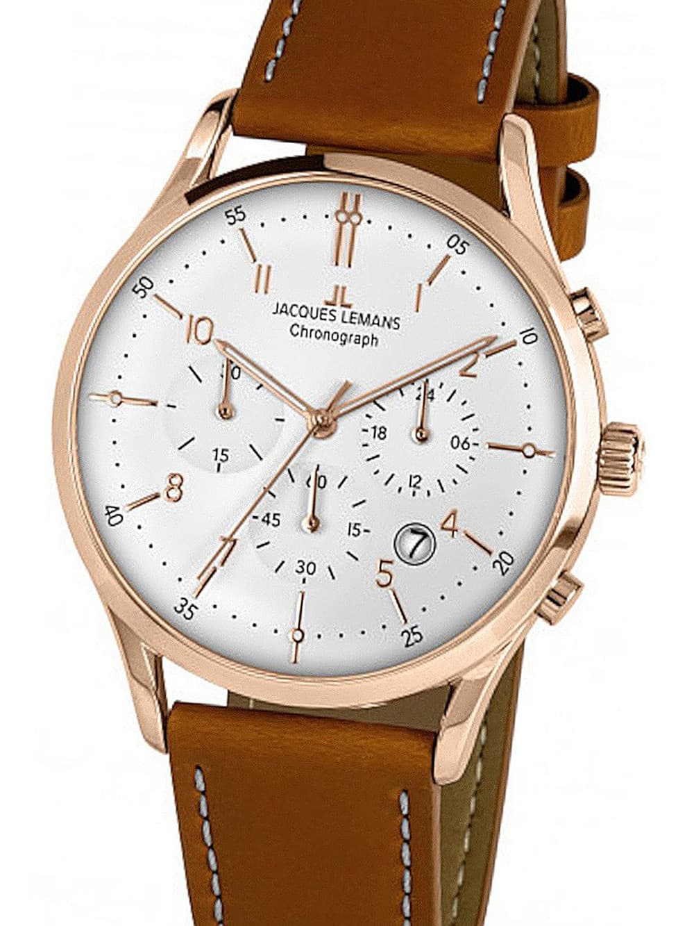 Jacques Lemans 1-2068R Retro Classic Chronograph Herrenuhr