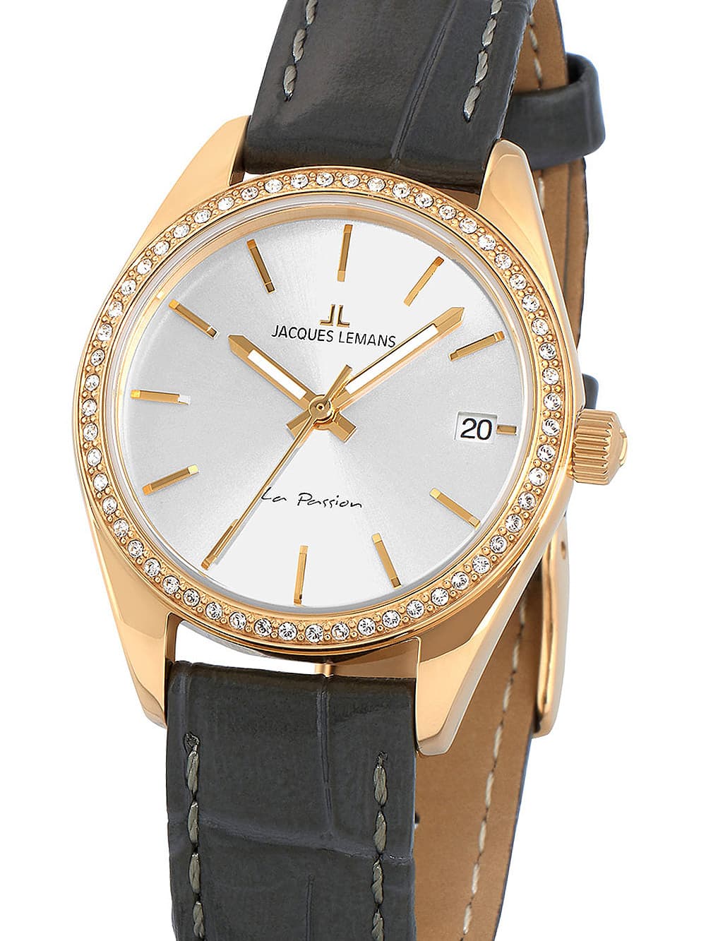 Jacques Lemans 1-2085C La Passion Damenuhr 30mm 10ATM