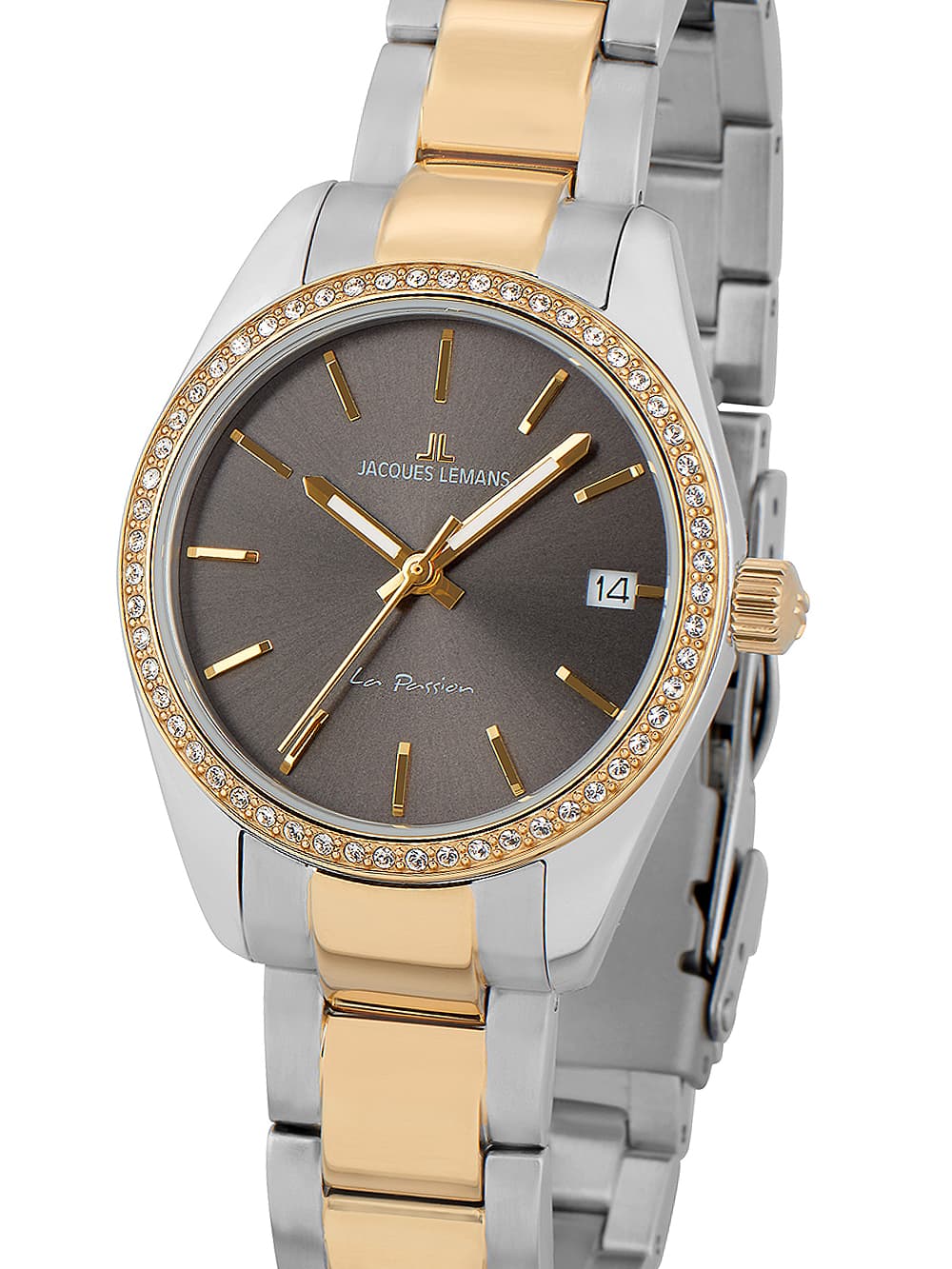 Jacques Lemans 1-2085G La Passion Damenuhr 30mm 10ATM