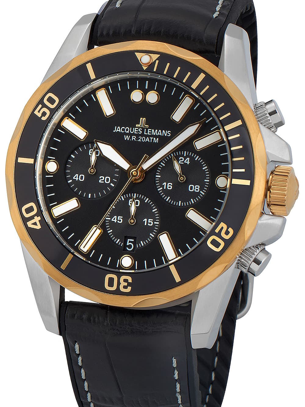 Jacques Lemans 1-2091D Liverpool Chronograph 43mm 20ATM