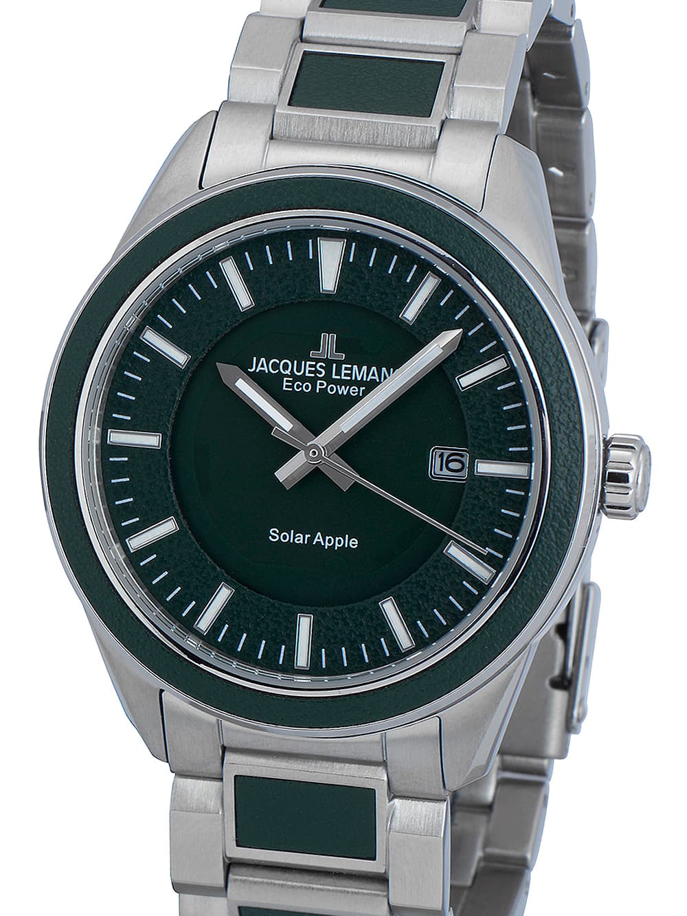 Jacques Lemans 1-2116E Eco Power Apple Herrenuhr 40mm 10ATM