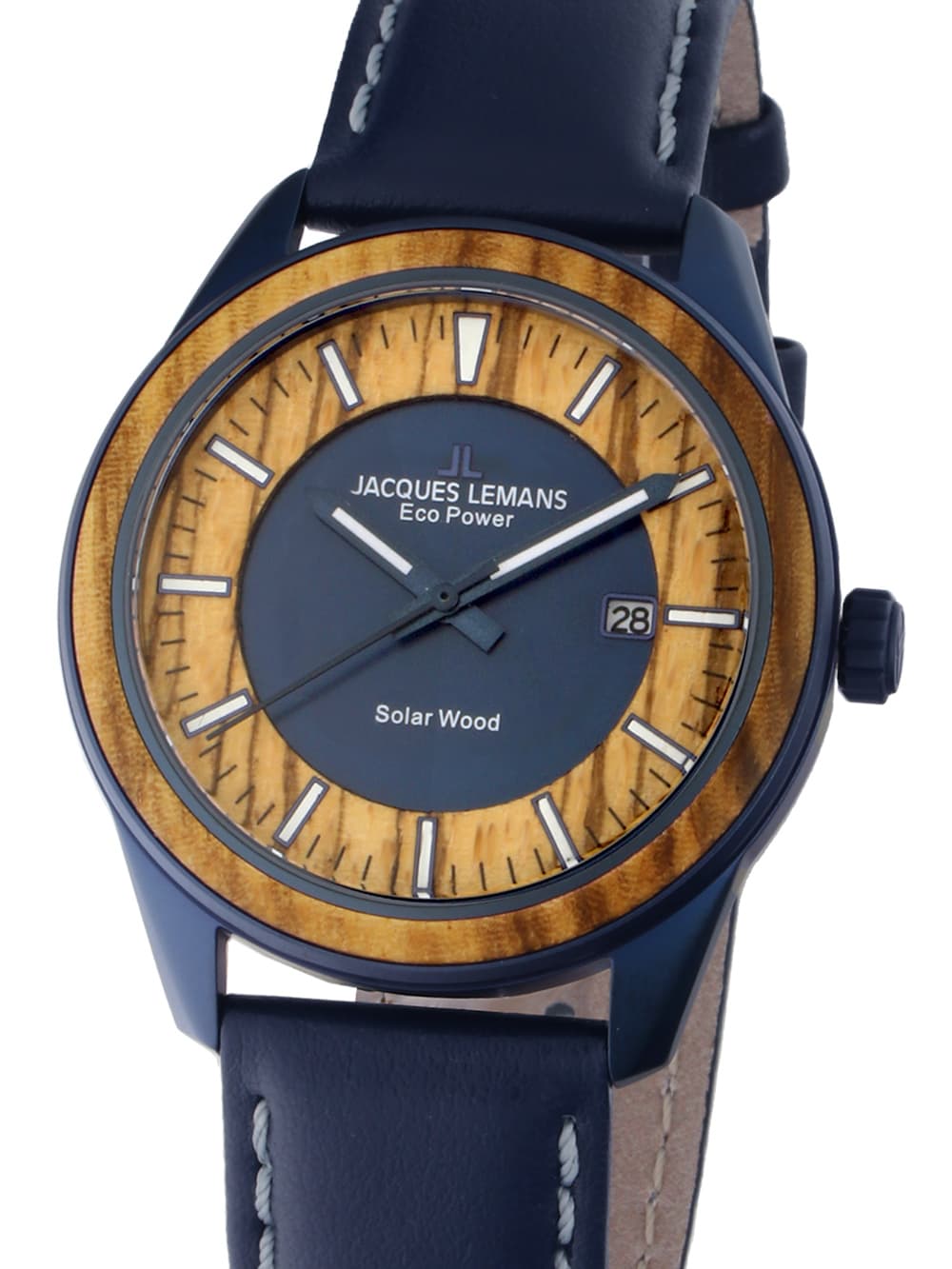 Jacques Lemans 1-2116K Eco-Power Herrenuhr Solar 40 mm