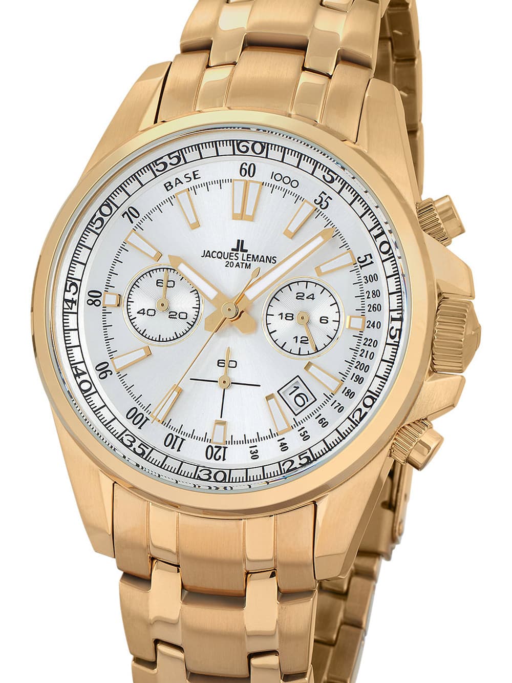 Jacques Lemans 1-2117N Liverpool Chronograph Herrenuhr 44mm 20ATM