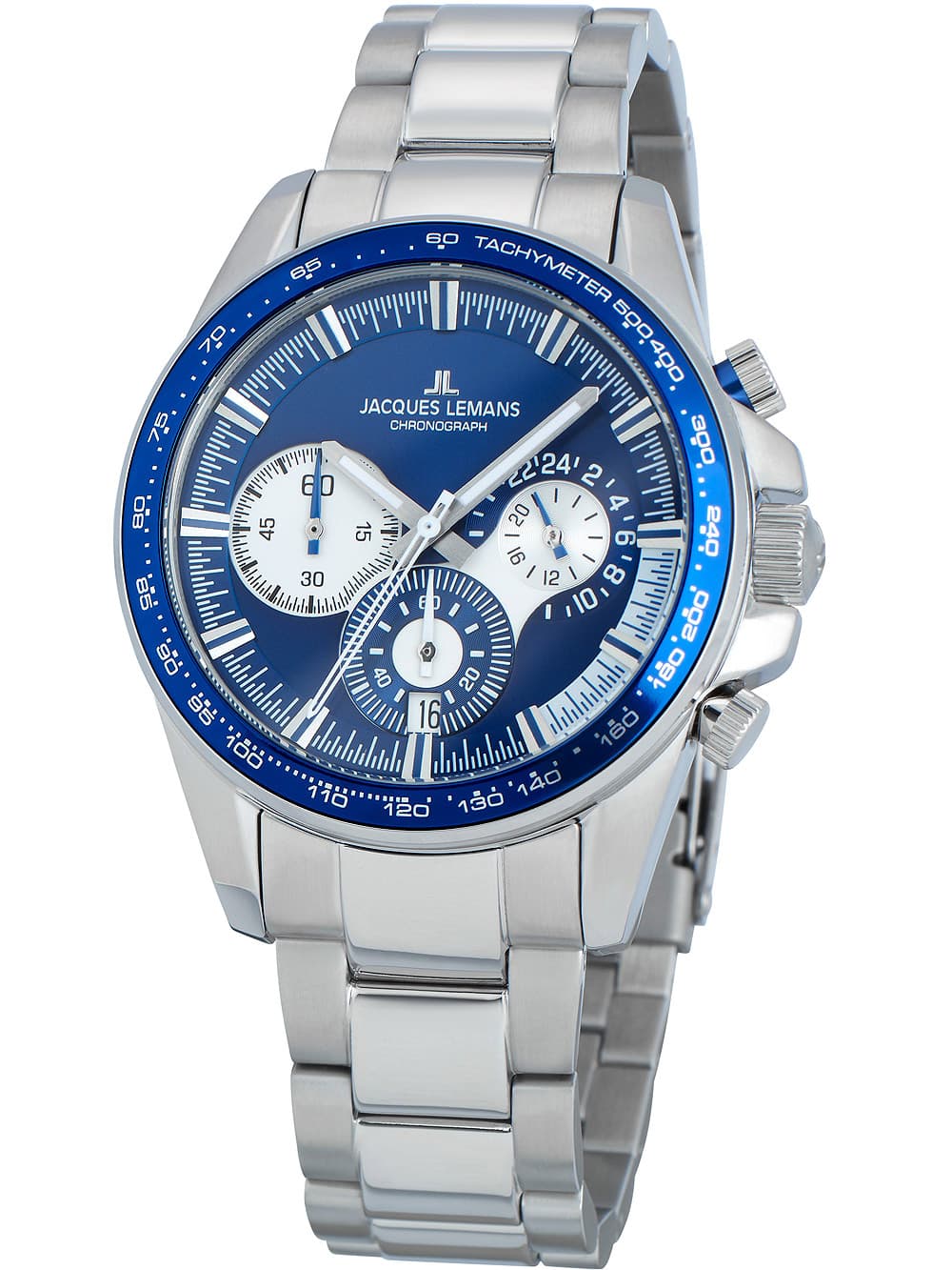Jacques Lemans 1-2127F Liverpool Chronograph Herrenuhr 40mm 10ATM