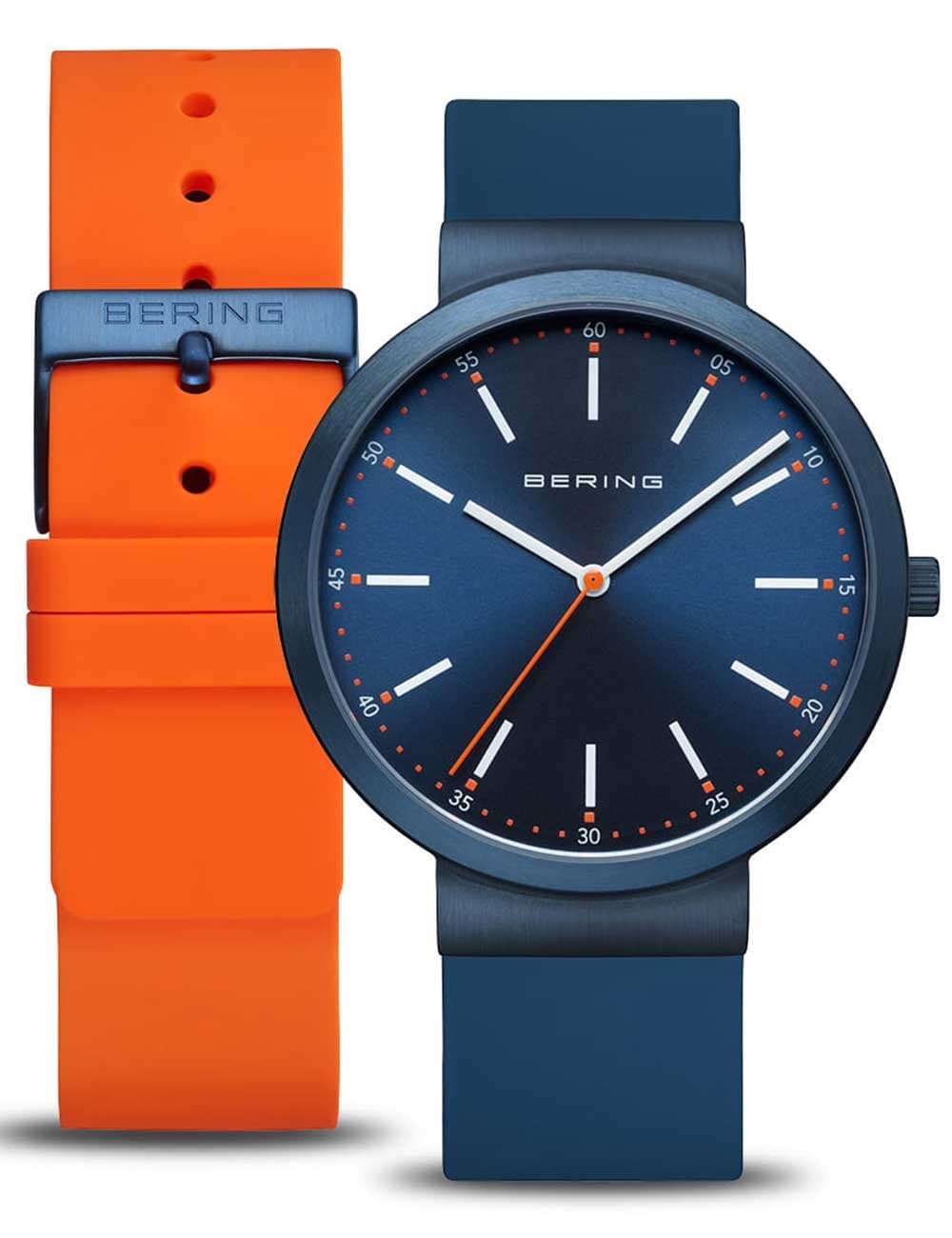 Bering 10141-397 Herrenuhr Classic Set + 2. Band 41mm 3ATM