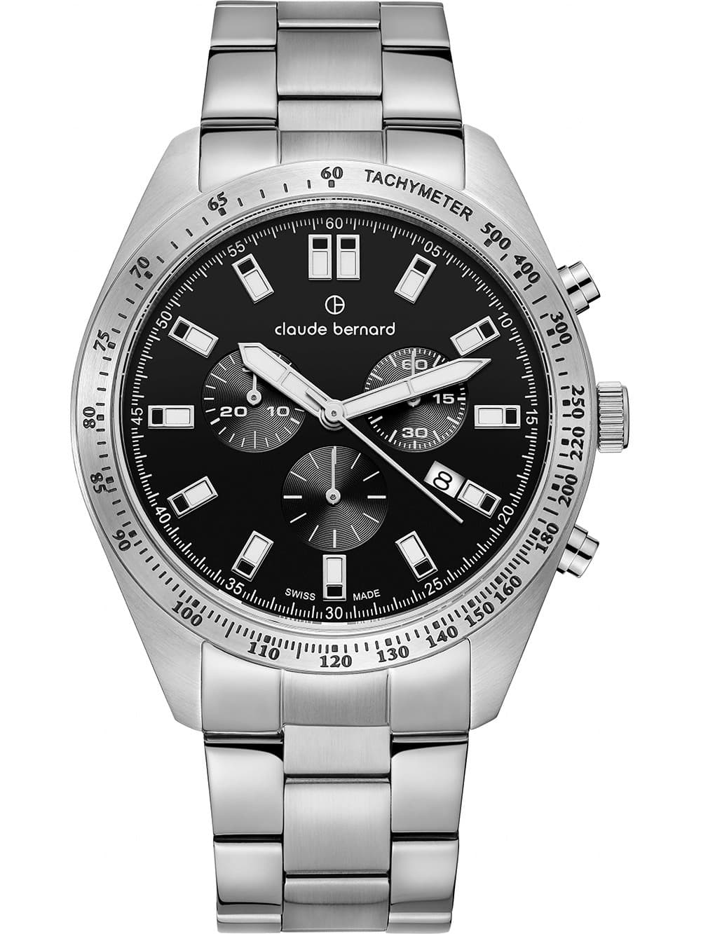 Claude Bernard 10247-3M-NIN Herrenuhr ST50 Chronograph 44mm 5ATM