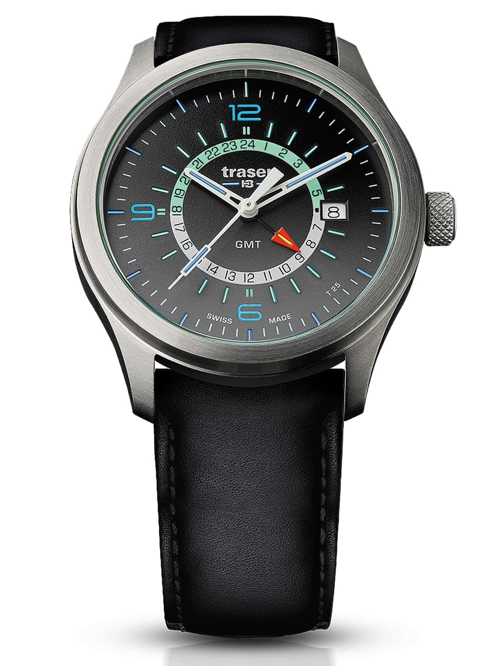 Traser H3 107231 P59 Aurora GMT Herrenuhr 42mm 10ATM