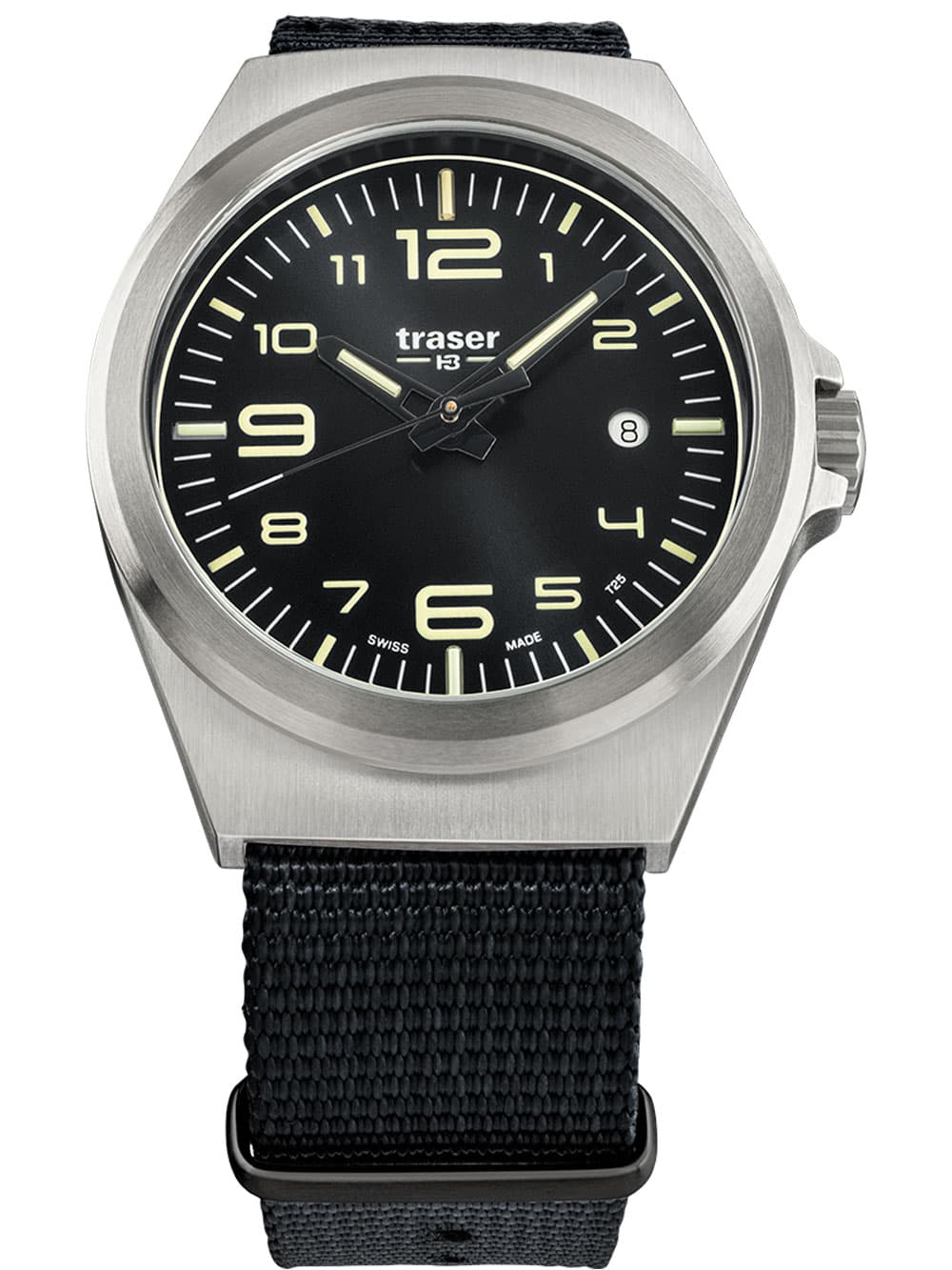 Traser H3 108638 Herrenuhr P59 Essential M Black 42mm 10ATM