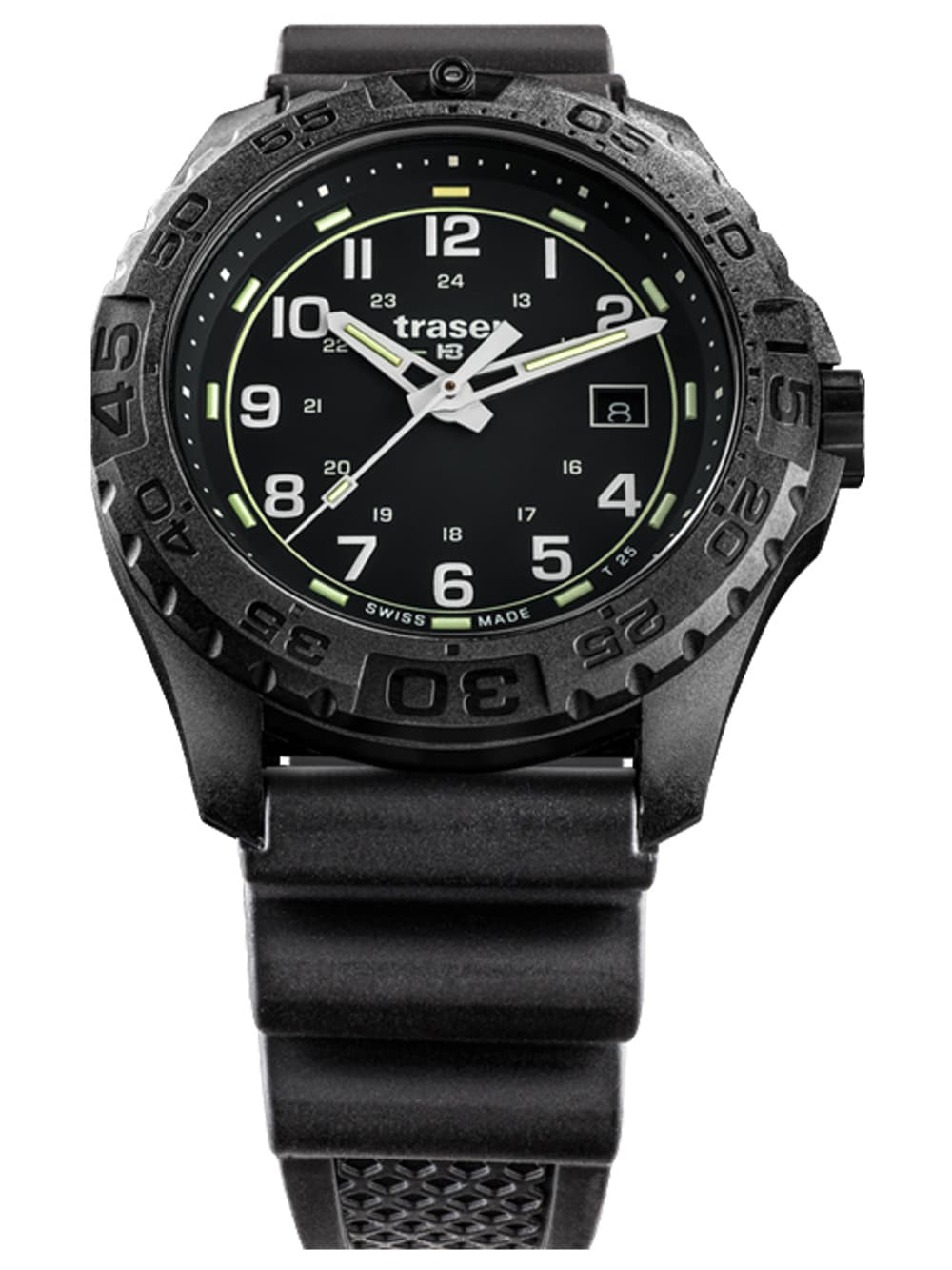 Traser H3 108672 P96 OdP Evolution black Herrenuhr 44mm 20ATM