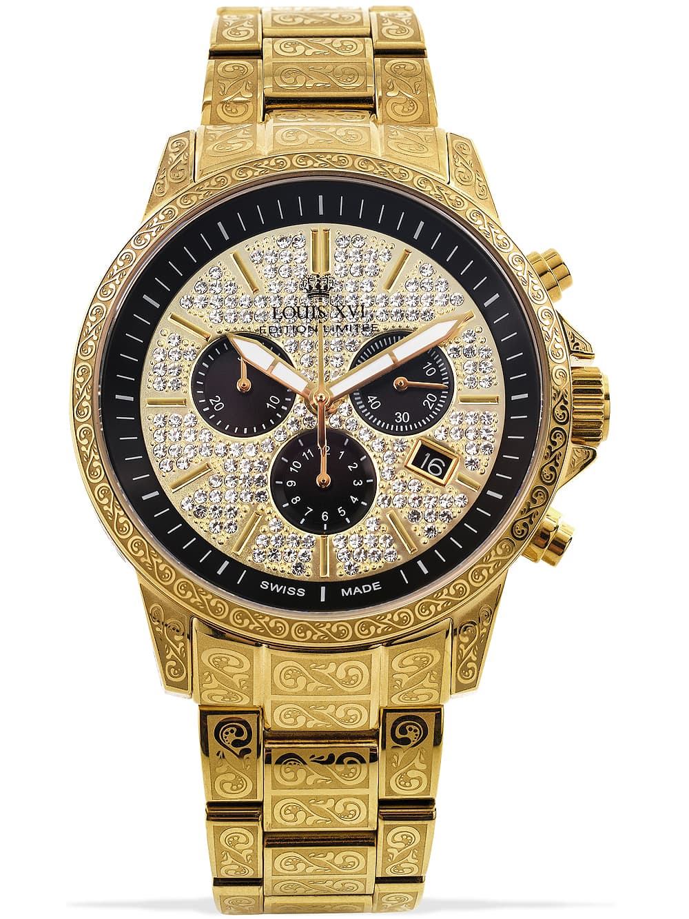 Louis XVI LXVI1087 Palais Royale Chronograph Herrenuhr 43mm 5ATM