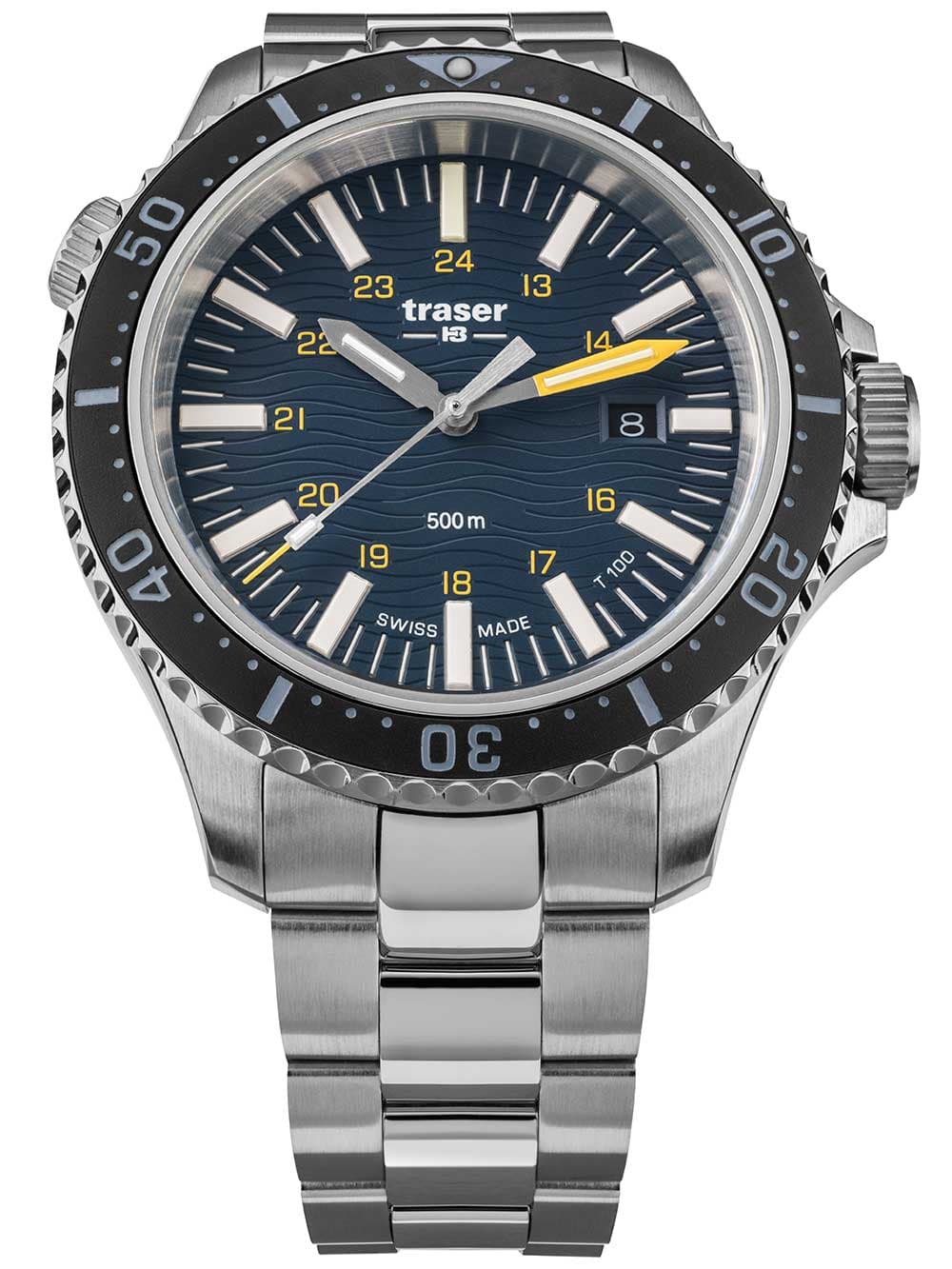 Traser H3 109372 P67 T100 SuperSub Blue Herrenuhr 46mm 50ATM