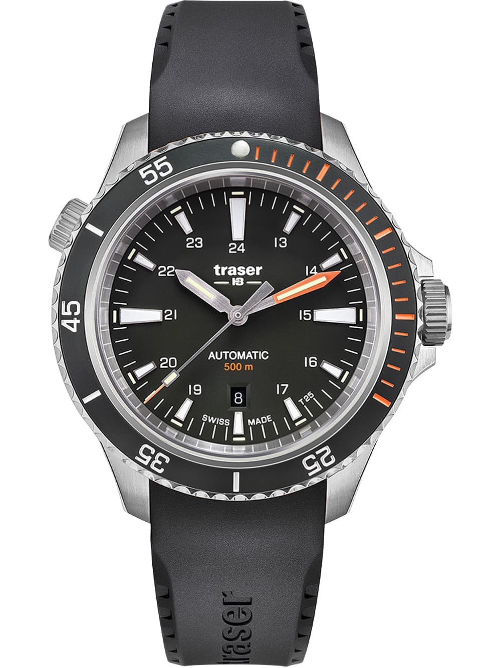 Traser H3 110322 P67 Diver Automatik Black Herrenuhr 46mm 50ATM